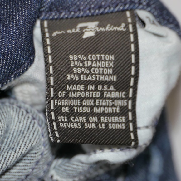 7 For All Mankind 'A' Pocket Flare Jeans Size 26 - Picture 9 of 12